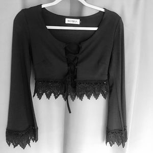 LF lace up Going-Out Top